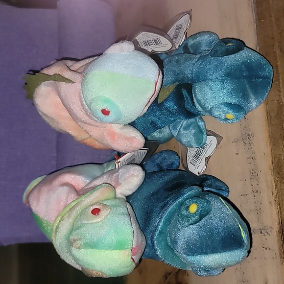 Ty Other - Ty Beanie Baby Iguana/Chameleons Bundle